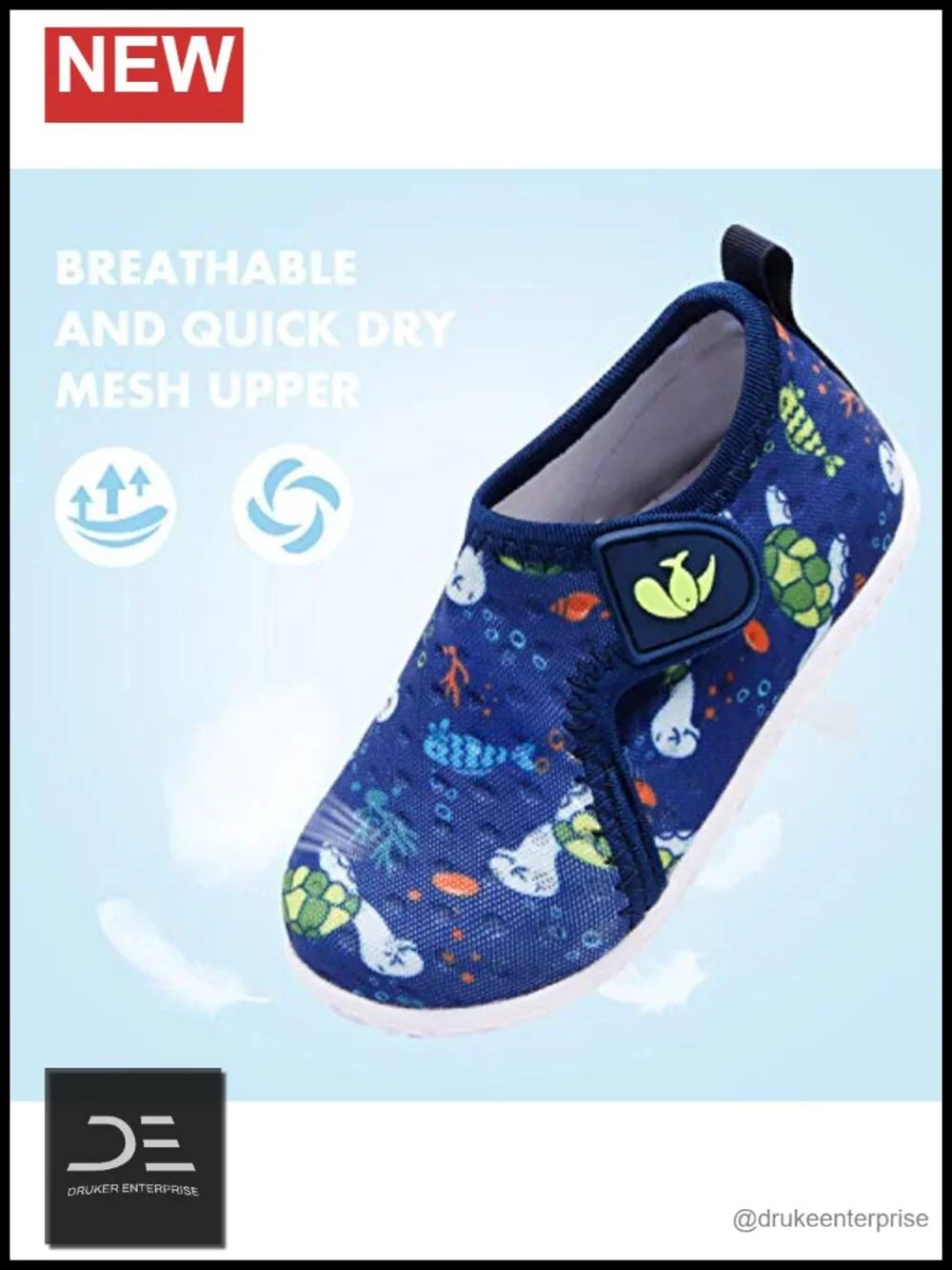 Baby Boys Girls Water Shoes Quick-Dry Barefoot Aqua Socks Swim